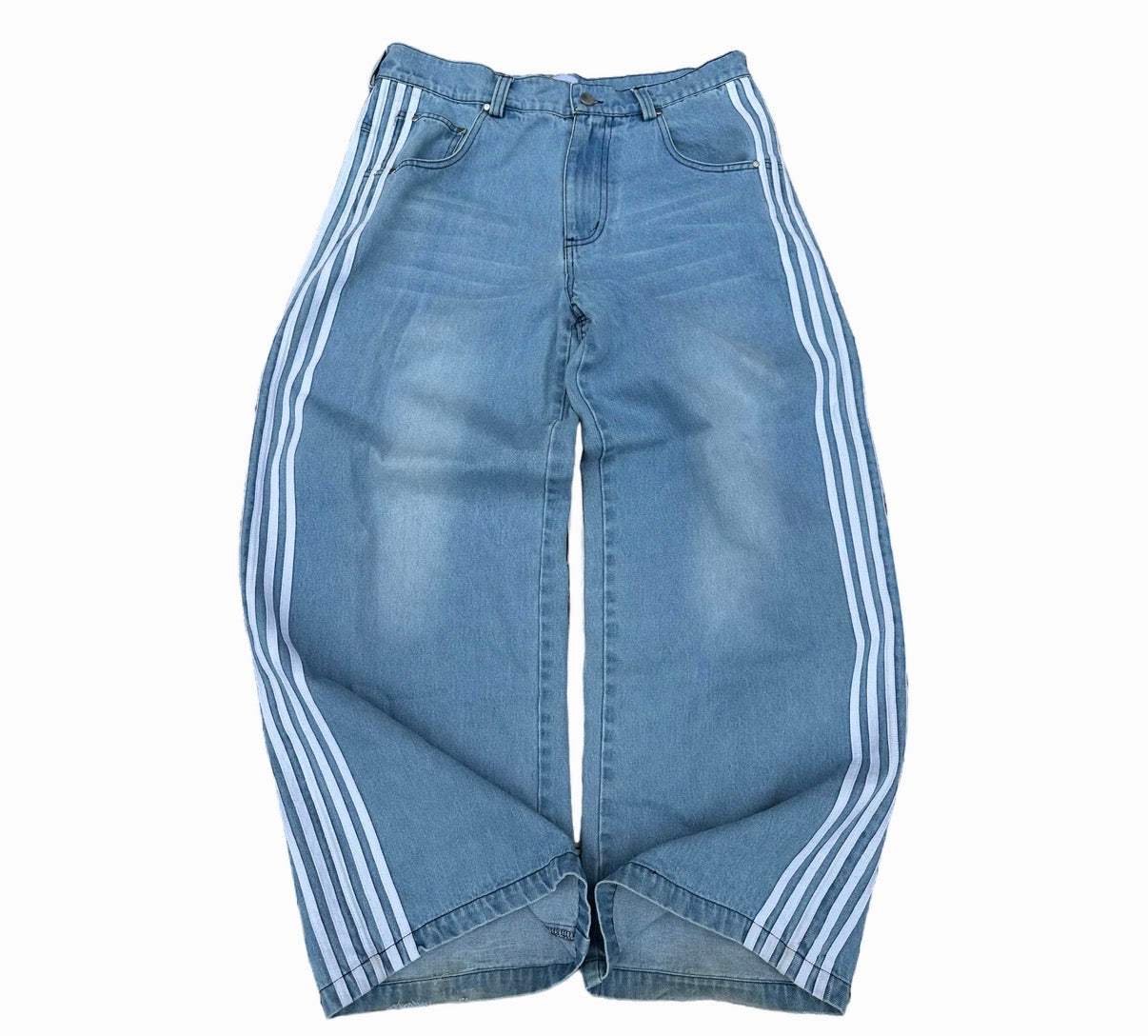 District Blue Stripped Denims