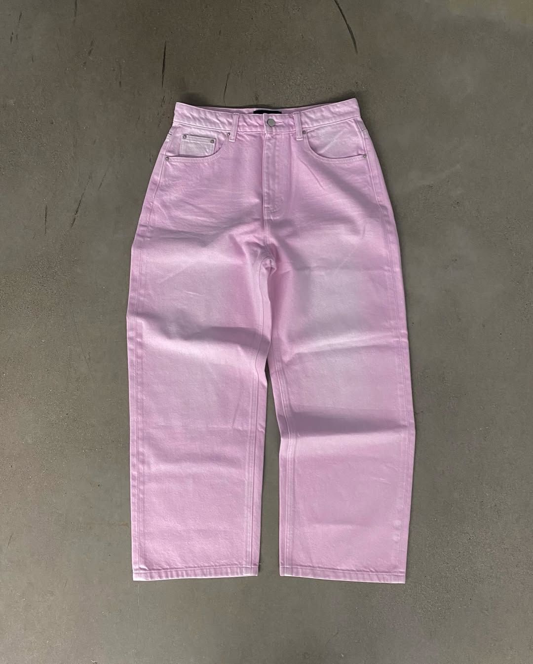 District Pink Faded Denims