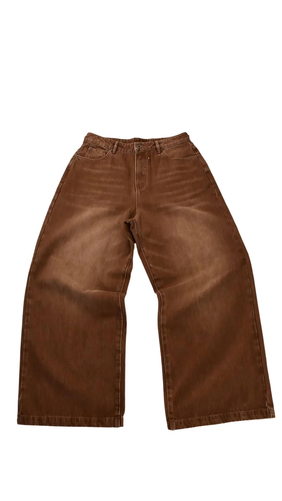 District Faded Brown Denims