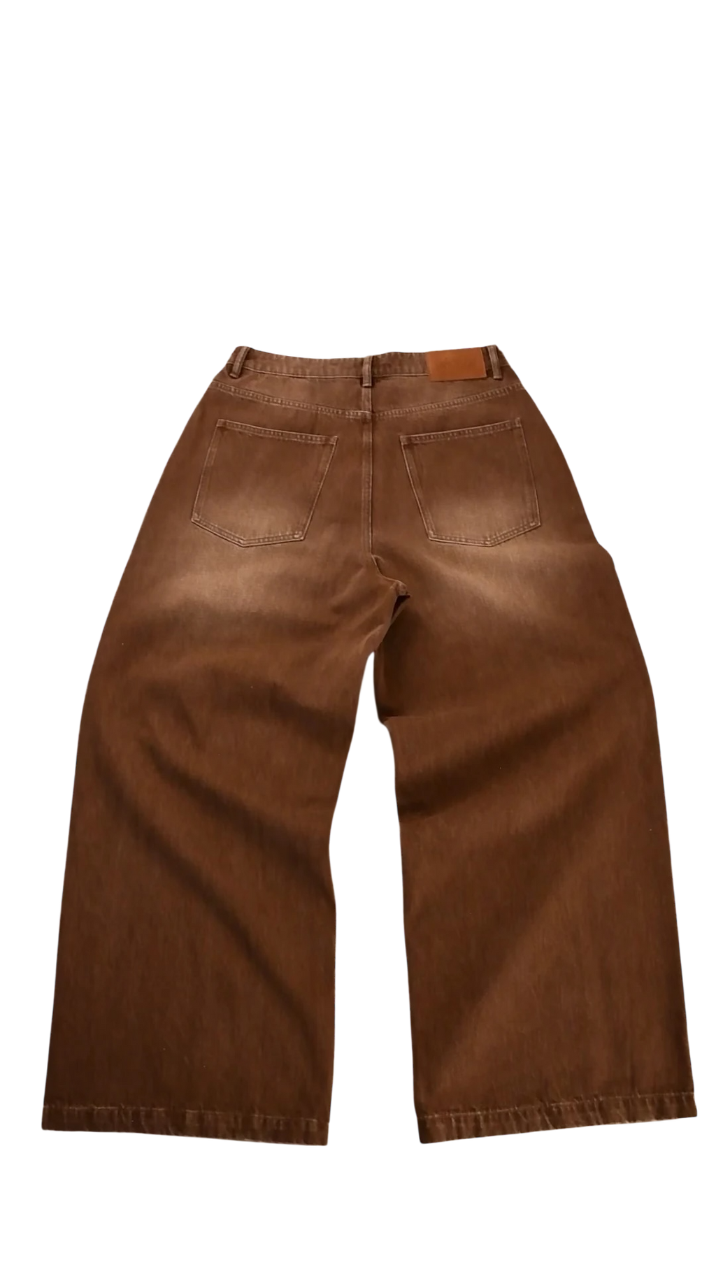 District Faded Brown Denims