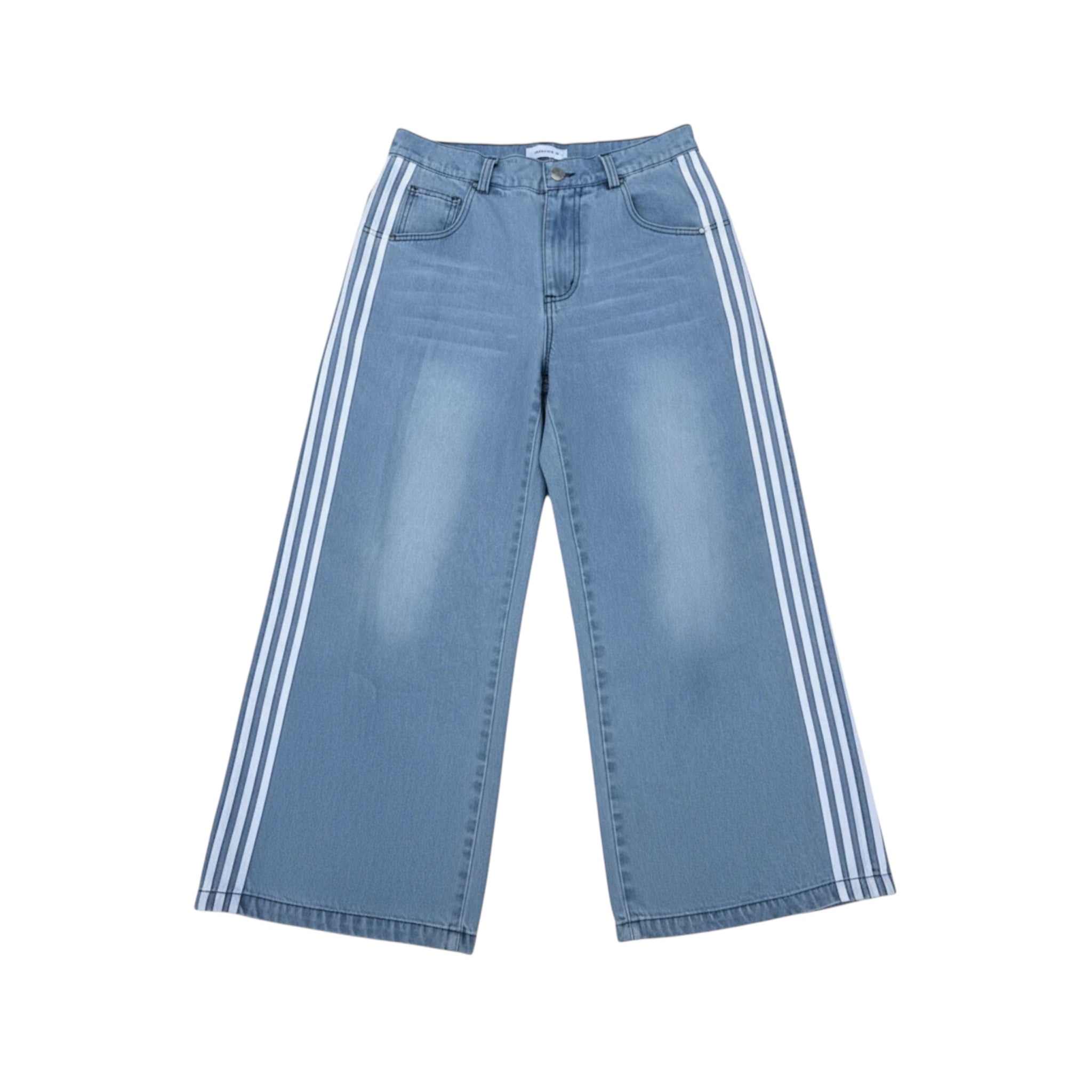 District Blue Stripped Denims