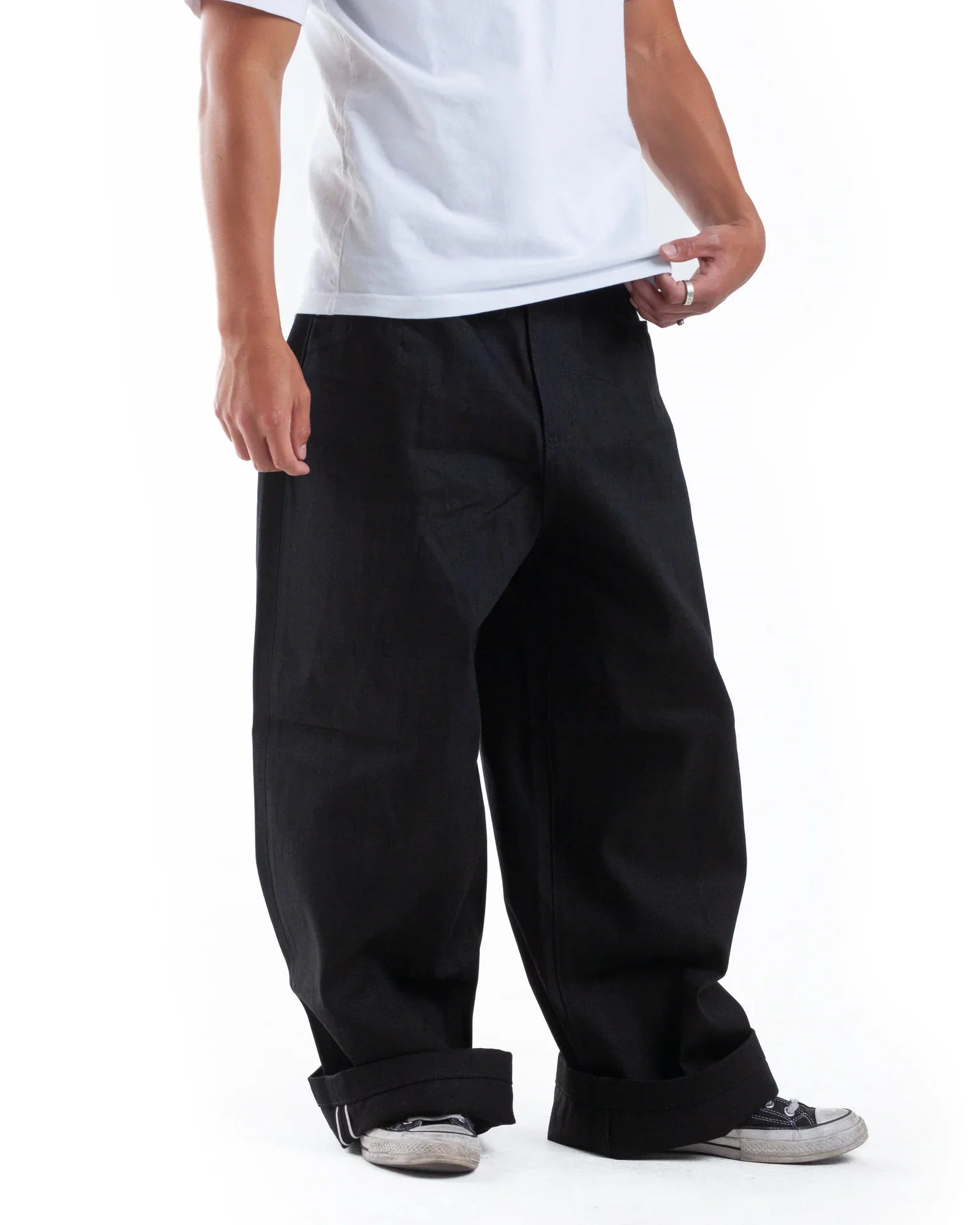 District Black Selvedge Denims