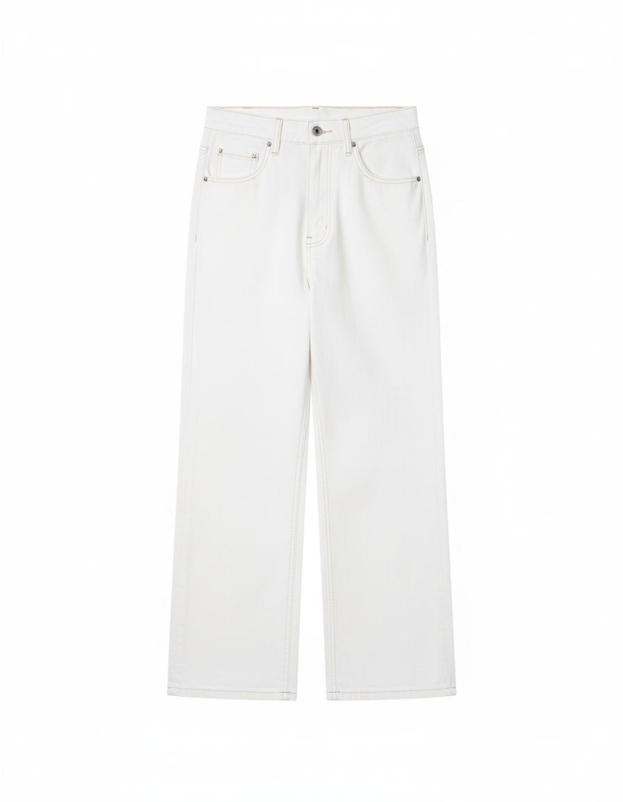 District White Selvedge Denims