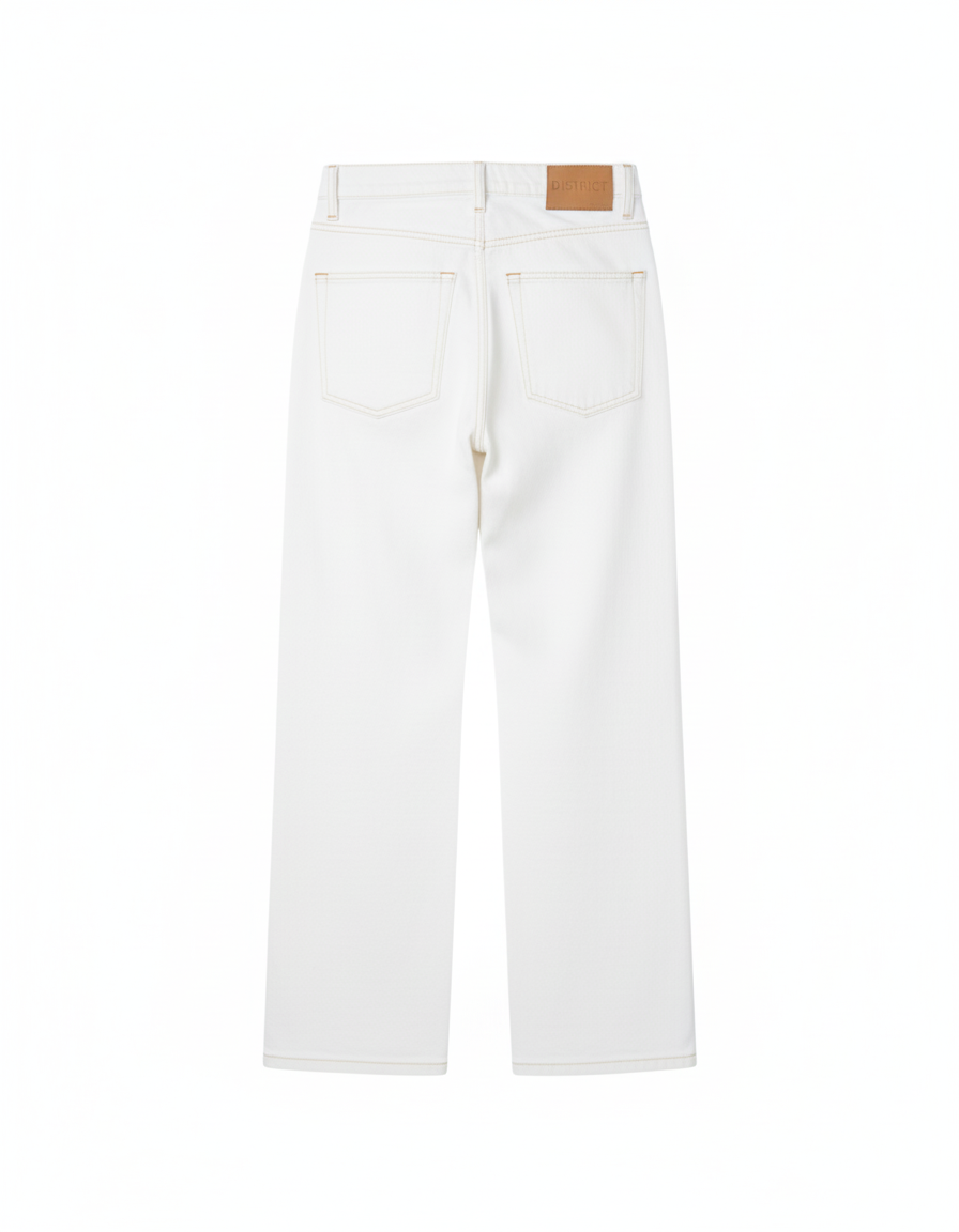 District White Selvedge Denims