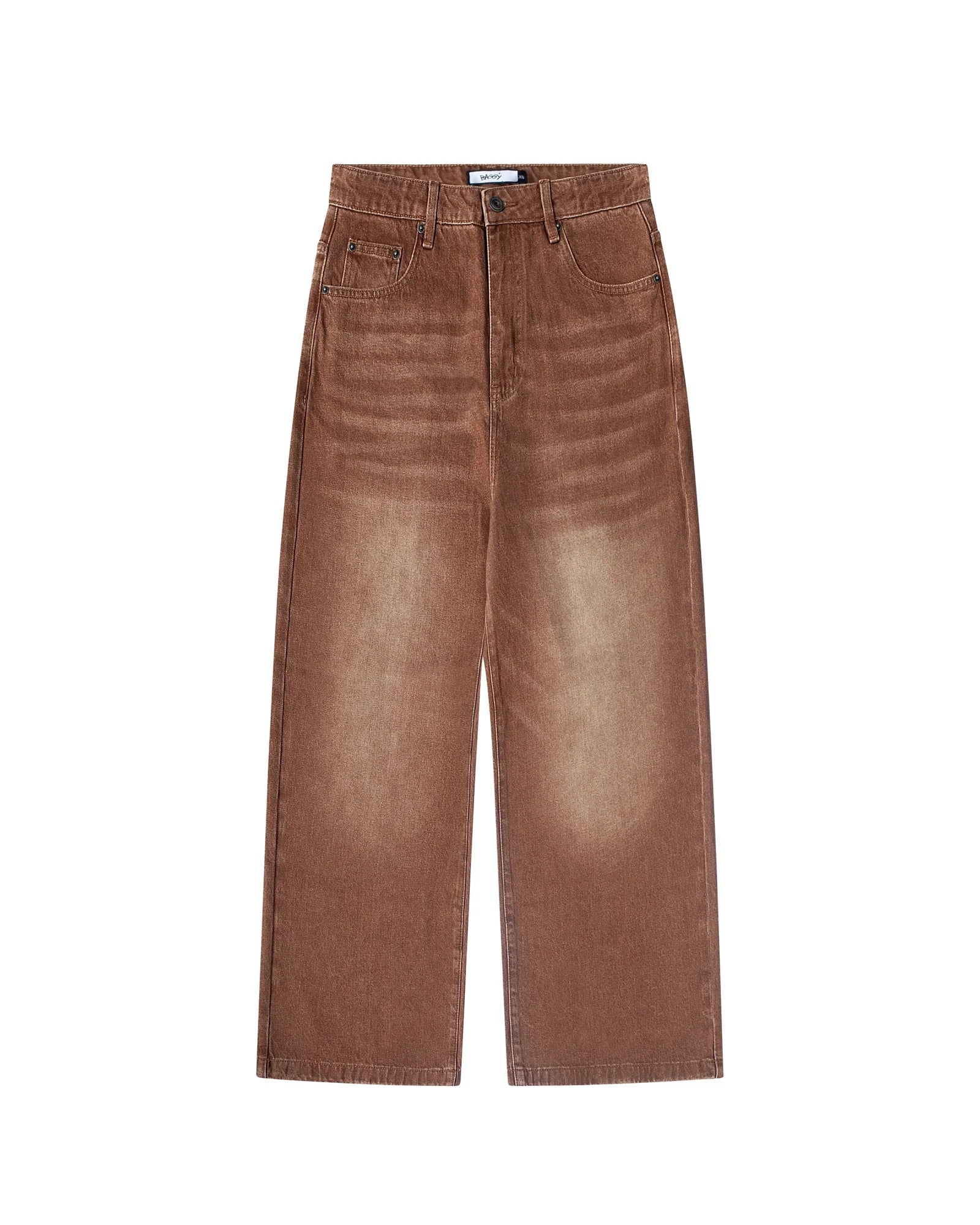 District Faded Brown Denims